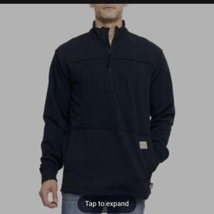 NWT Carhartt Flame Resistant Rain Defender® Mock Neck Shirt - Zip Neck Mens  2xl